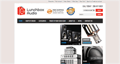 Desktop Screenshot of lunchboxaudio.com